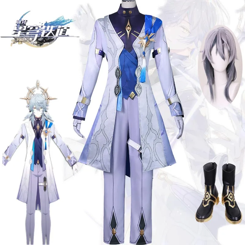 Gioco Sunday Costume Cosplay Honkai Star Rail parrucca vestiti gioco di ruolo abiti uomini adulti Masquerade Party Halloween Christmas Outfit