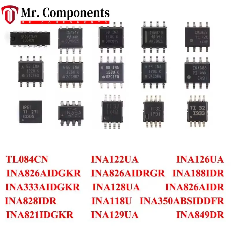 

TL084CN INA122UA INA126UA INA826AIDGKR INA826AIDRGR INA188IDR INA333AIDGKR INA128UA INA826AIDR INA828IDR INA118U Новый