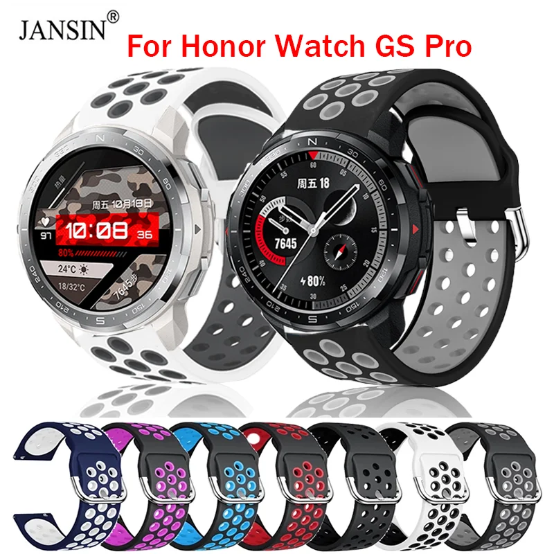 Horlogebandband voor honor watch gs pro band sport siliconen armband voor huawei honor watch gs pro polsband vervanging correa