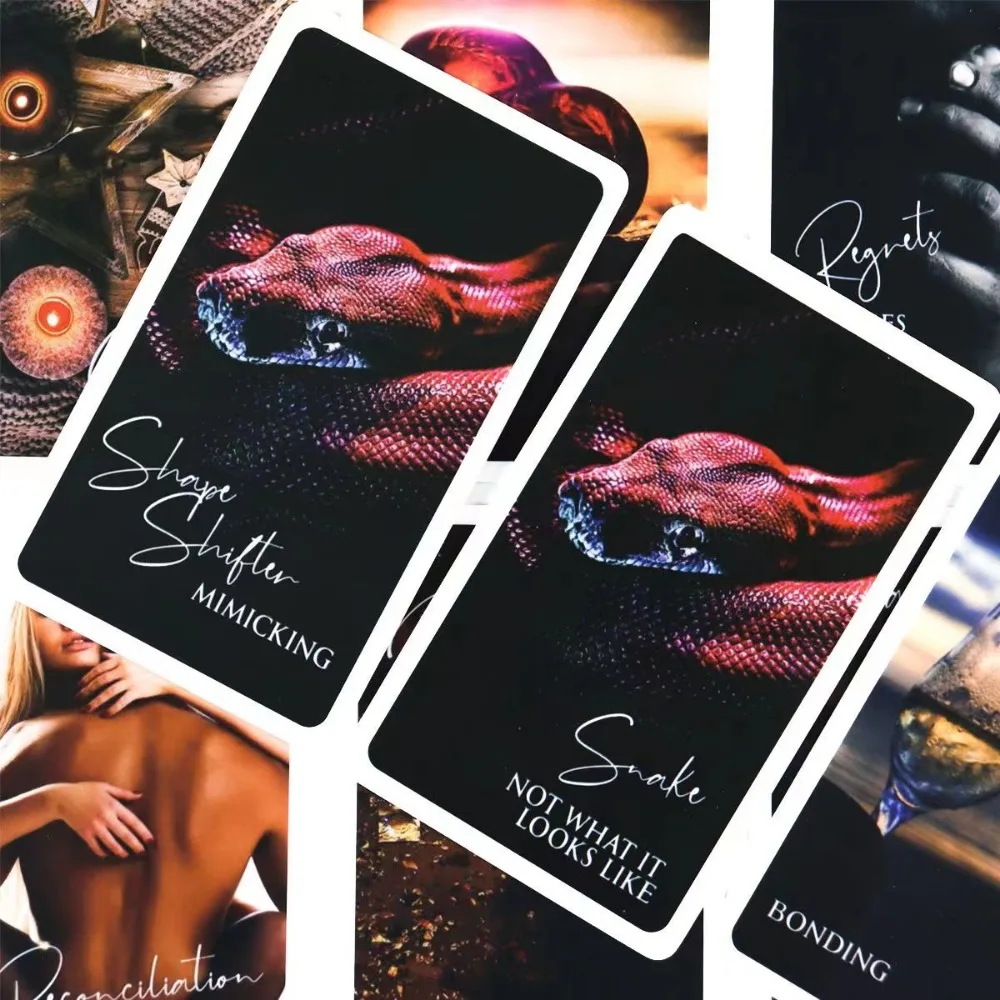 10.3*6cm Mystic Love Oracle Deck 79 Pcs Cards LOVE ORACLE Deck Tarot Deck Twin Flame Deck Messages