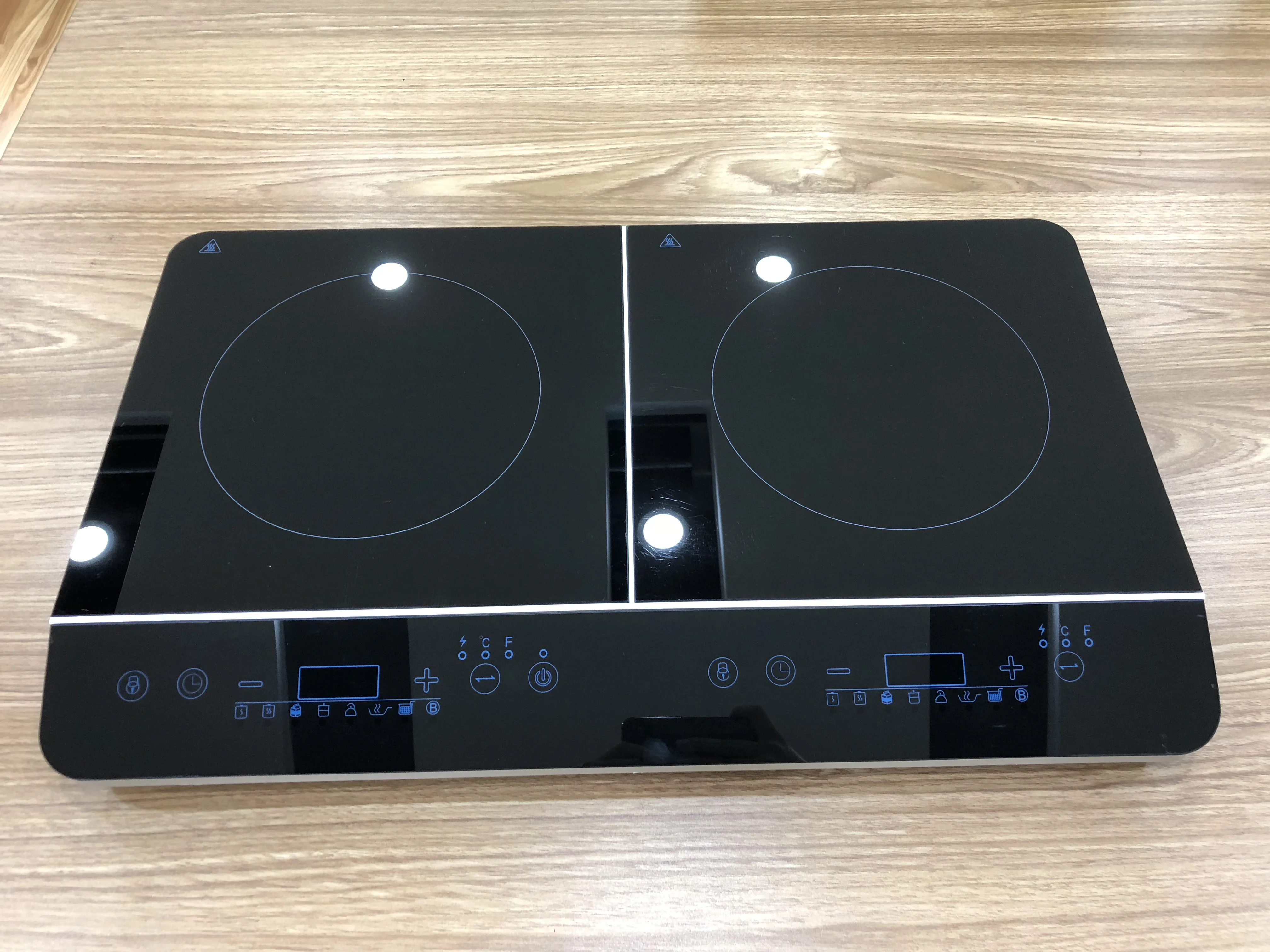 Multi-function Double Induction Cooker With Red LED Light Electric Hot plate 3500W