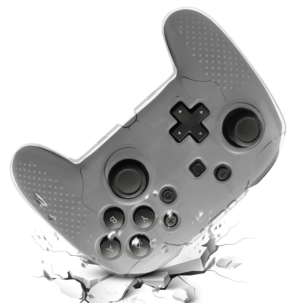 For NS2 PRO Controller Crystal Case Anti-Scratch Transparent Crystal Protection Wear Resist Gamepad Cover Shell Friends Gift