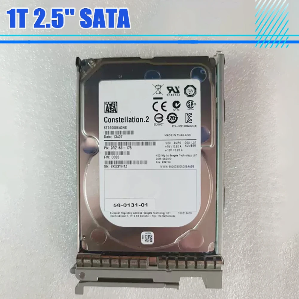 

A03-D1TBSATA ST91000640NS 1T 2.5'' SATA 9RZ168-175 Hard Disk HDD For Cisco