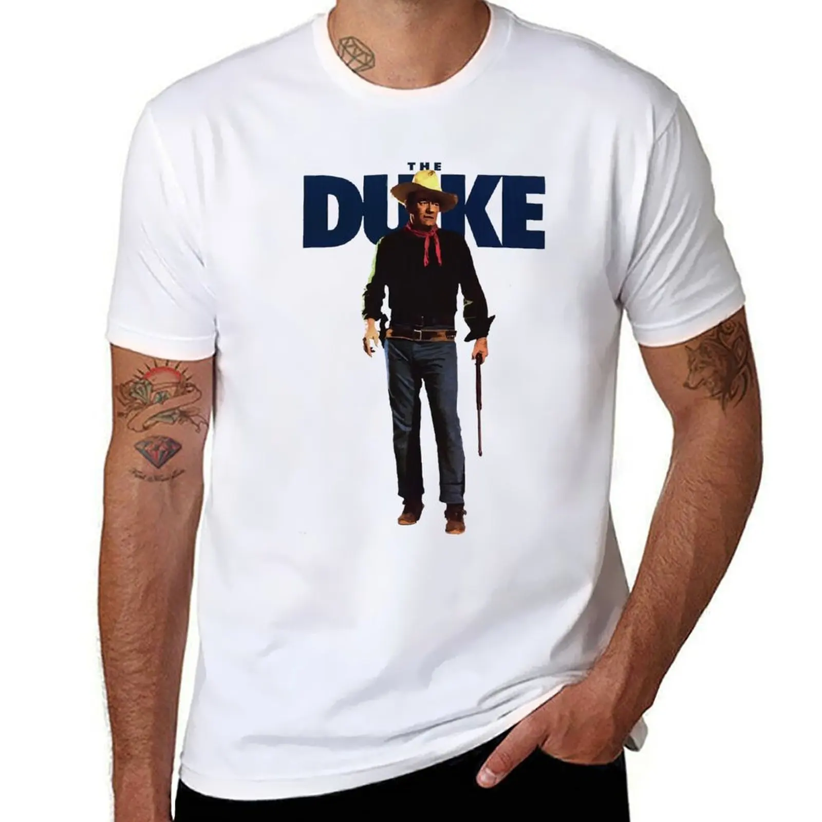 John Wayne Cowboy The Duke Inspired T Shirt T-Shirt customs design your own anime shirt mens graphic t-shirts anime