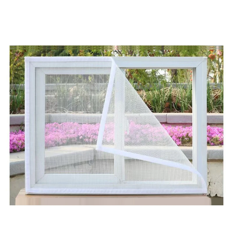 Customizable size anti-mosquito window screen self adhesive window mosquito net summer insect proof door mosquitonet for windows