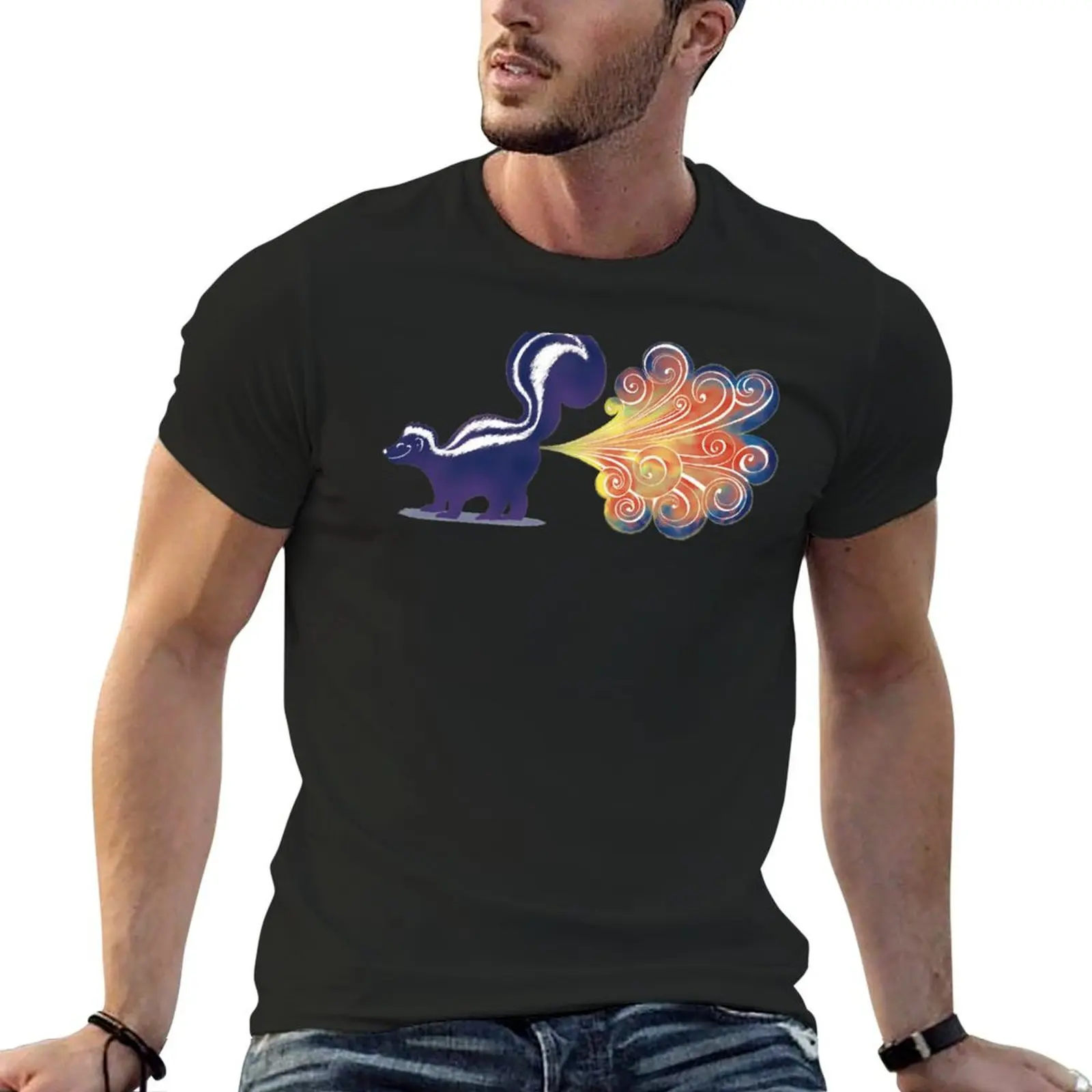 skunked T-Shirt designer shirts quick-drying funny t shirts for men