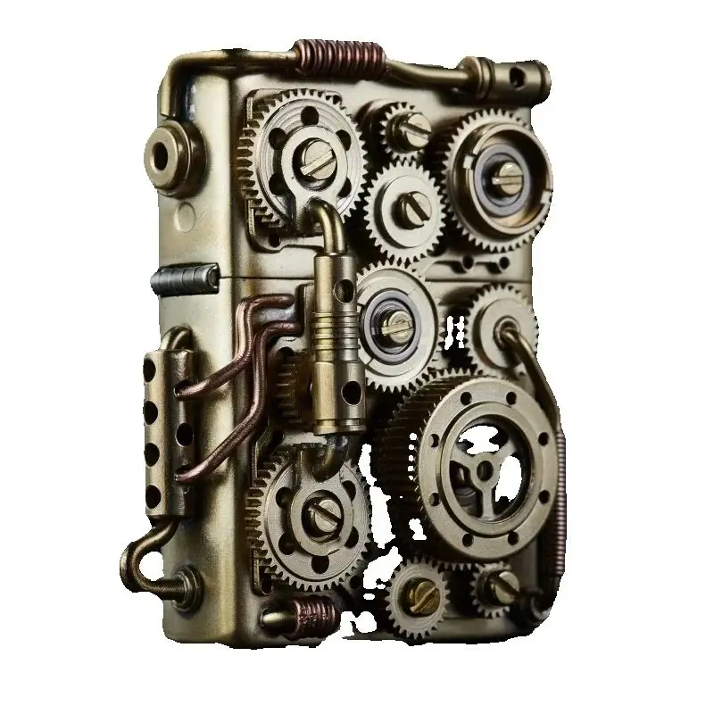 

Зажигалка в стиле панк с шатуном, гидравлическая зажигалка ручной работы с шатуном, коллекционное хобби, элитный подарок Cocina