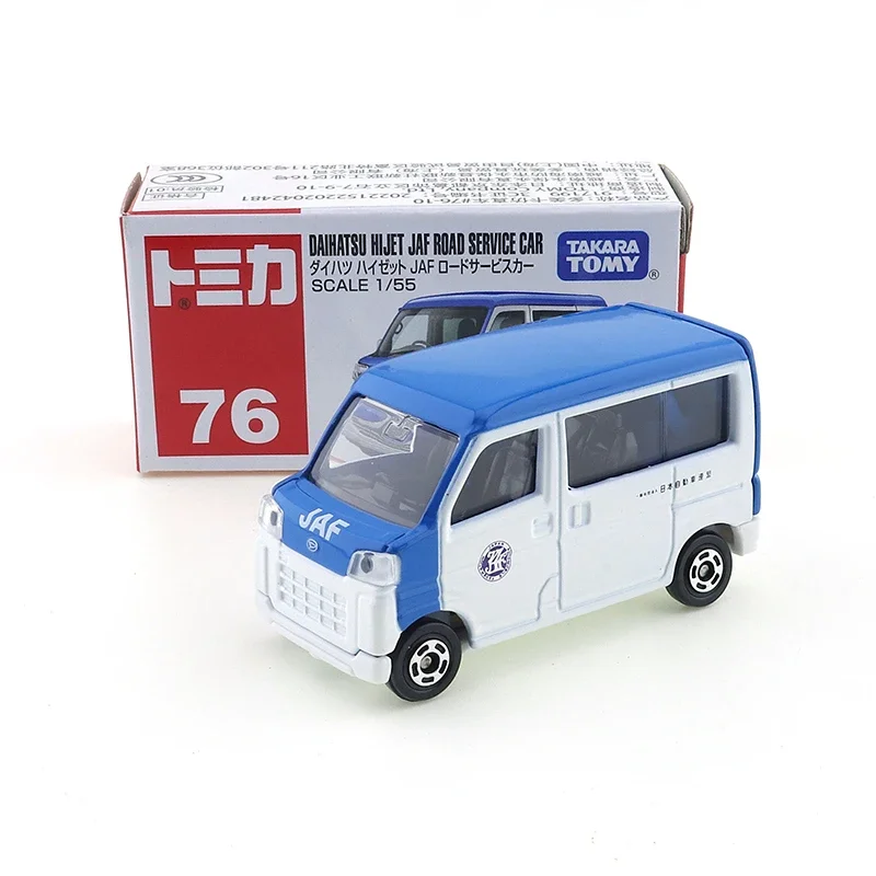 Takara Tomy Tomica No.76 Daihatsu Hijet JAF Road Service Toys Motor Vehicle Diecast Model Ornaments Cas Toys decorazioni regalo