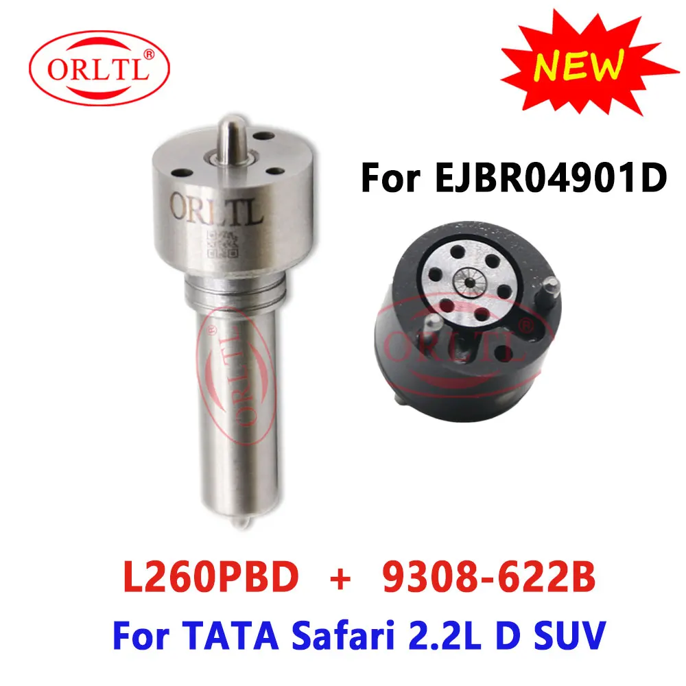 L260PBD Common Rail Injector Nozzle 9308-622B Valve Repair Kits 9308622B For Injection EJBR04901D for TATA Safari 2.2L D SUV