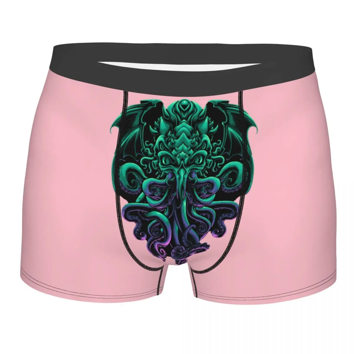 Custom Funny H.P. Lovecraft Cthulhu Boxers Shorts Panties Male Underpants Comfortable The Old God of R'lyeh Briefs Underwear