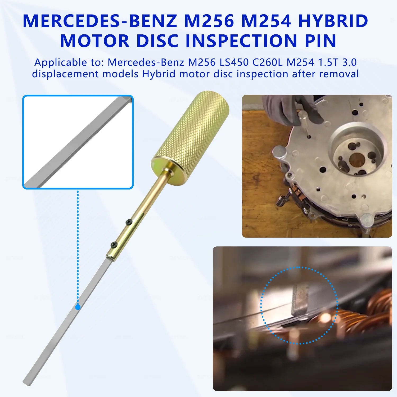Suitable for Mercedes-Benz M254 M256 engine integrated starter generator rotor bracket disassembly and assembly tool