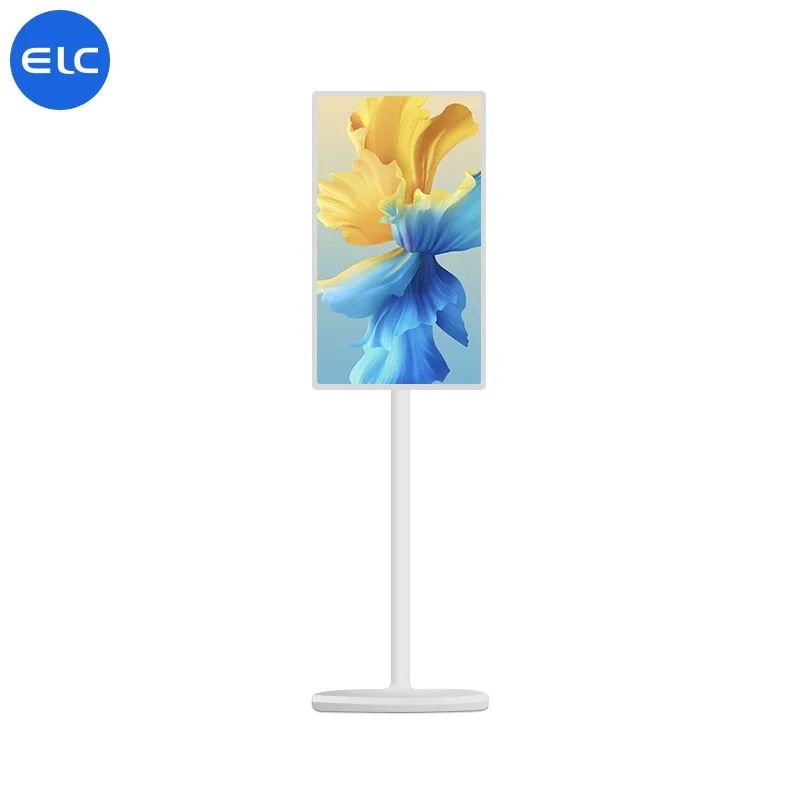 Portable 24 Inch Incell Android 8GB+128GB Touch Display Screen Rotate USB Wifi Smart Online Television TV for Work