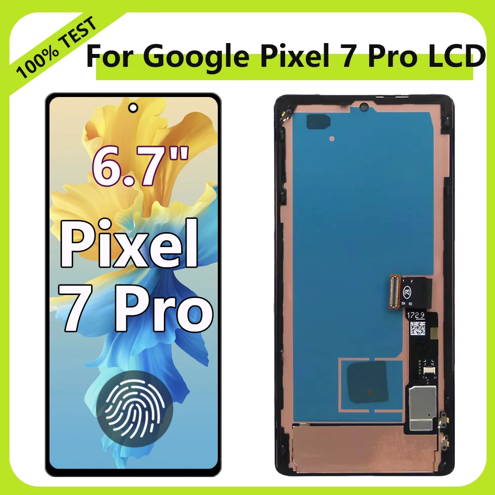 Pixel 7 Pro AMOLED LCD Display Screen For Google Pixel 7 Pro GP4BC GE2AE GFE4J Display with Touch Screen Digitizer Assembly