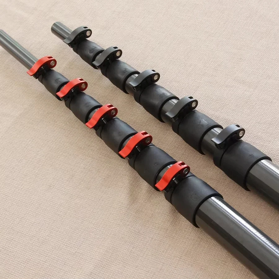 Customization Small Mini Slotted Plastic Telescopic Tube Poles Rod Modular Carbon Fiber Telescopic Pole 9M 6 80 Ft 20Mtr Thin