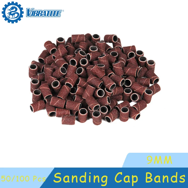 แผ่นขัดเล็บแบบวงกลม 50/100 ชิ้น ขนาด 80-600 กริต สำหรับเครื่องตะไบเล็บและเครื่องขัดเล็บไฟฟ้า