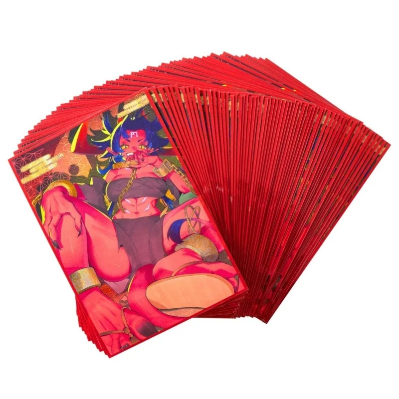 

60pcs Yu-Gi-Oh! Unchained Ogre Shara Theme TCG Board Game Card Holder 63x90mm WS DCTG UA Game Collection Card Protective Cover