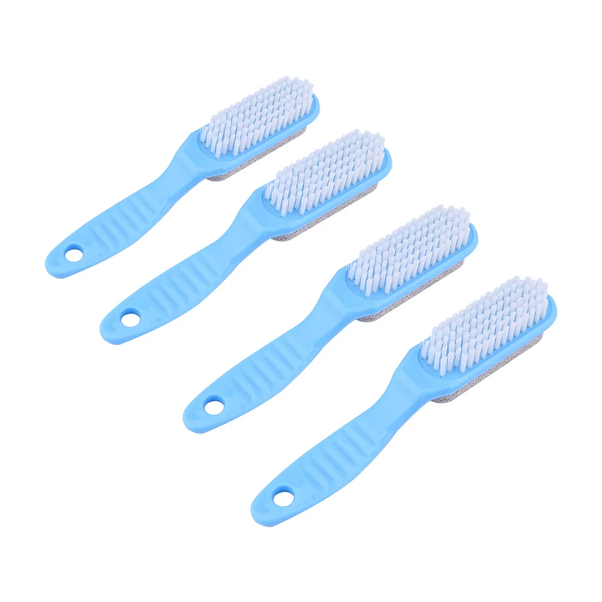 4Pcs Foot File Callus Remover Double-Sided Pedicure Tool for Smooth Skin Exfoliation Professional Home Use Plastic Foot Scraper