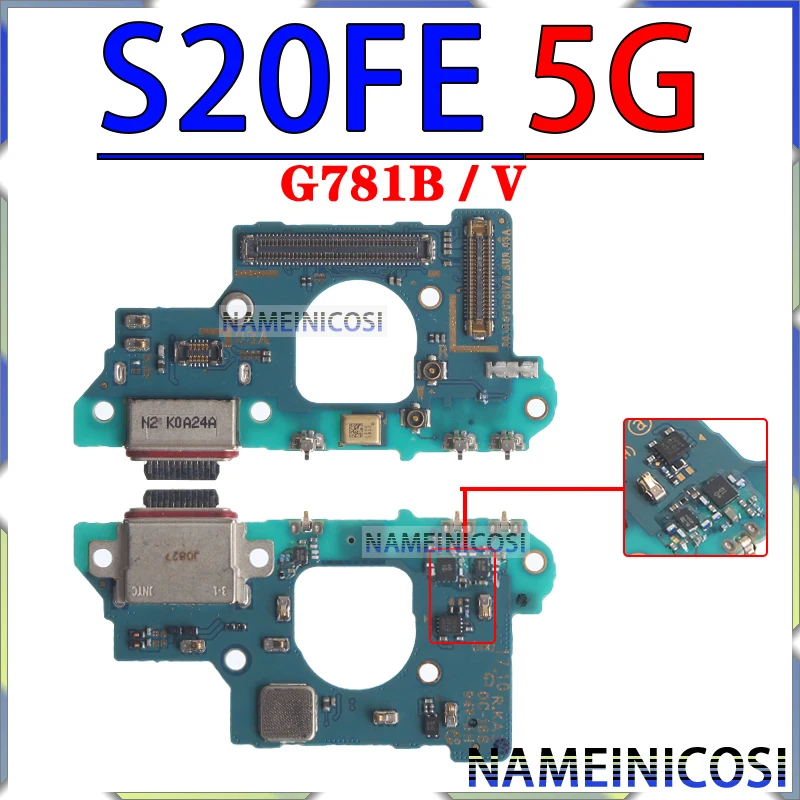 Usb Dock Charger Port for Samsung Galaxy G977 G981 G986  G988 G970 S10 Lite S20 Fe Plus Ultra G780 B N U V Charging Board Module