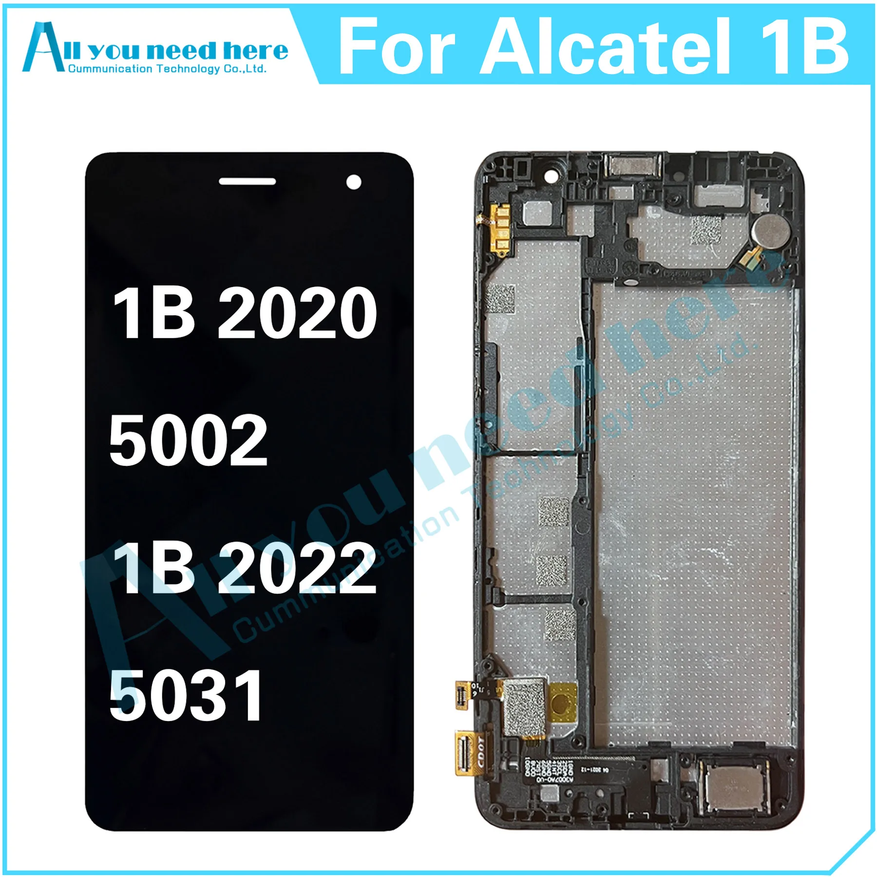 

100% Test AAA For Alcatel 1B 5002 5031 LCD Display Touch Screen Digitizer Assembly Repair Parts Replacement