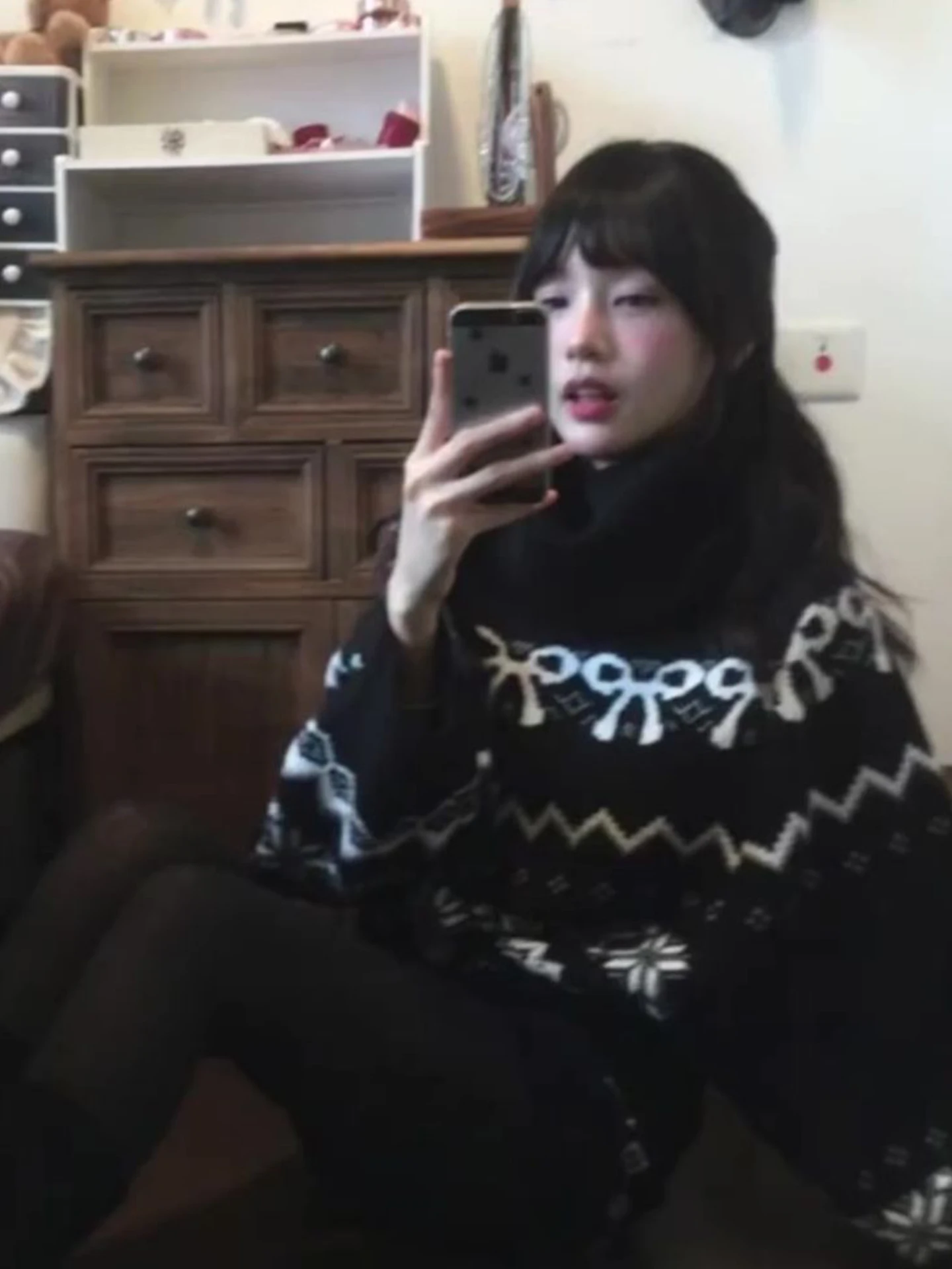 

Женский свободный вязаный свитер с высоким воротником Thiened, осень-зима, новый комплект из двух предметов, удобный топ Lazy Sle o...