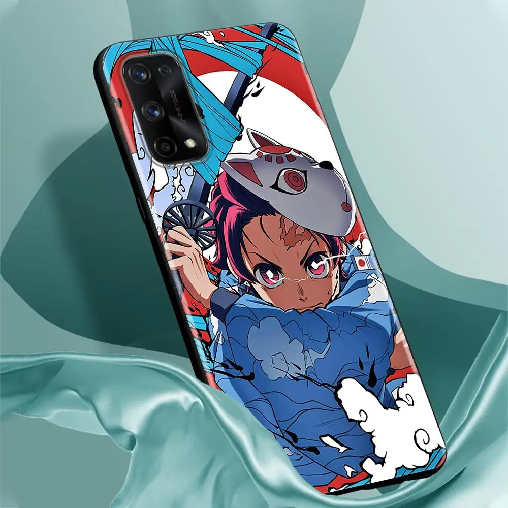 Phone Case for Realme 5 6 7 7i 8 8i 9i 9 XT GT GT2 C17 Pro 5G SE Master Neo2 Soft Silicone Case Cover Demon Slayer Anime