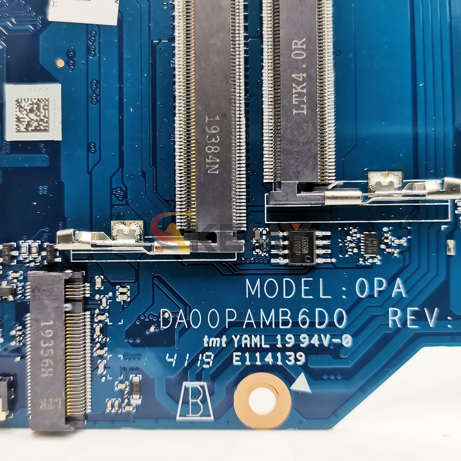 DA00PAMB6D0 para la placa base del ordenador portátil HP 14s-dq0000TU 14-DQ con CPU 5405U i3 i5 i7 L64909-601 L61955-601 100% completamente probado