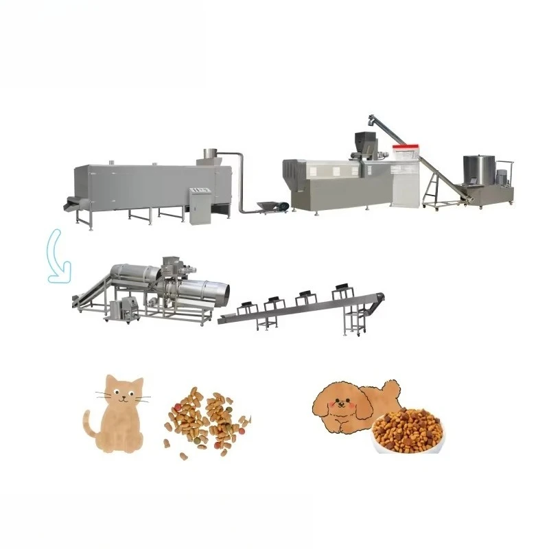 Nutritional Dog Food Extruder Snacks Manufacturing Machine  Dry Cat Pet Food Processing Machine Dog and Animal Feed Extruder