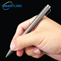 Titanium Alloy Bolt Action Pen, Esferográfica Retrátil, Autodefesa, Ferramentas EDC para Escritório, Negócios Profissionais, Alta Qualidade