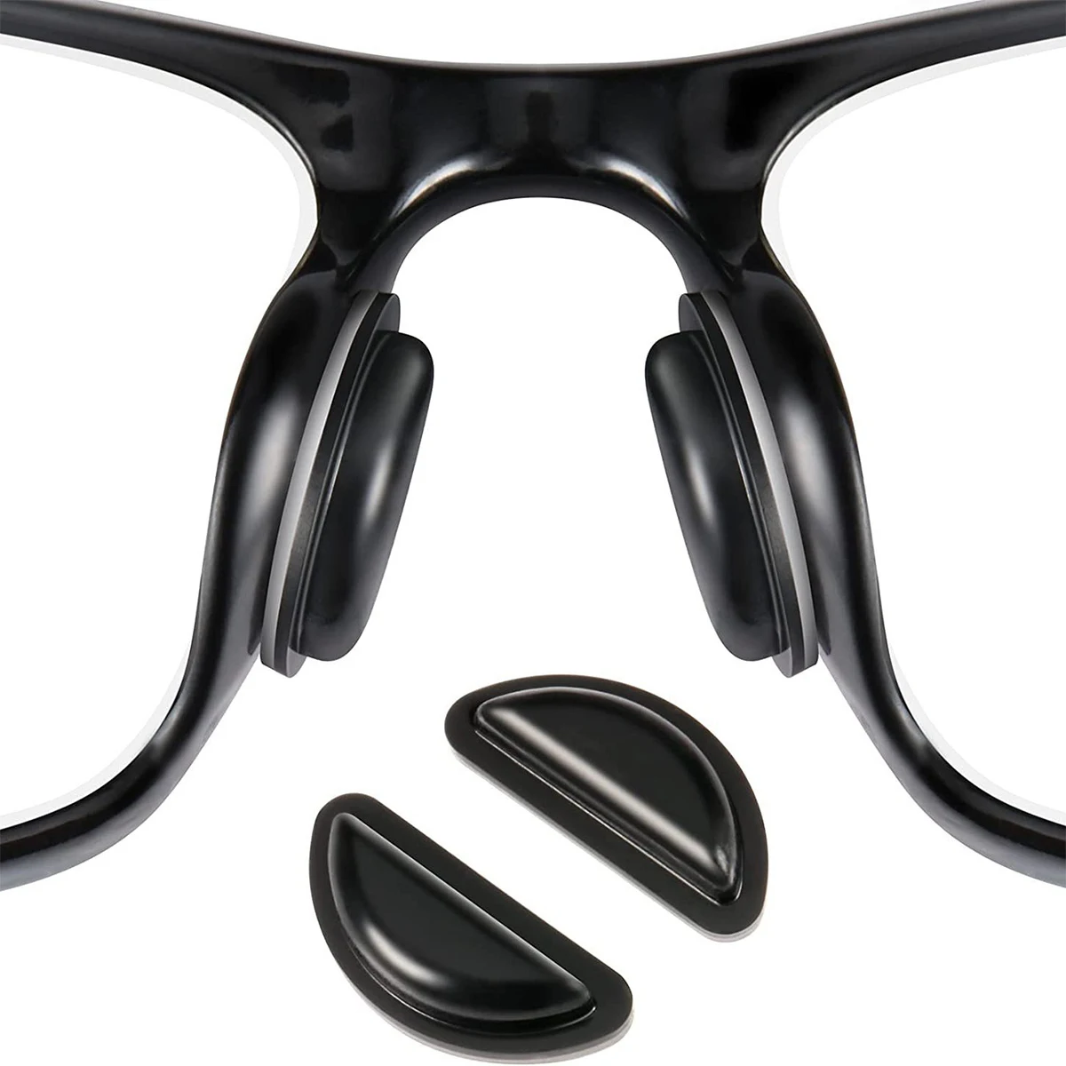 4/10PCS Nose Support Glasses Pads Silicone Clear Eye Pad Stickers for Glasses Anti Slip Push Nose Pads for Ray-Ban Meta Wayfarer