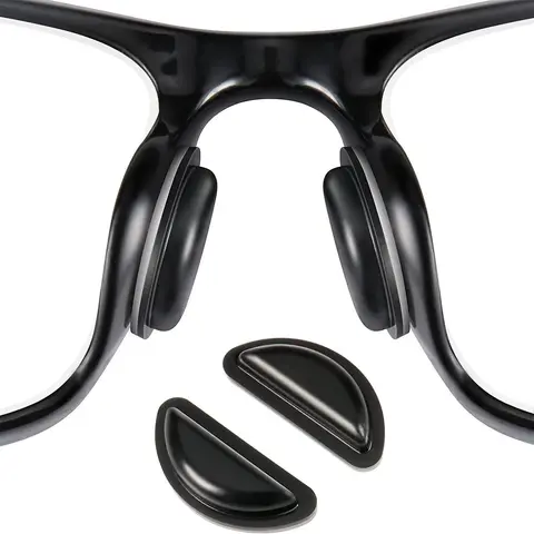 4/10PCS Nose Support Glasses Pads Silicone Clear Eye Pad Stickers for Glasses Anti Slip Push Nose Pads for Ray-Ban Meta Wayfarer