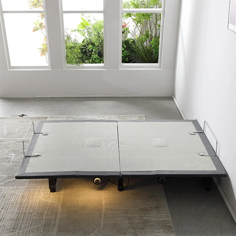 مصنع الجملة USB قابل للتعديل سهلة التنظيف قواعد سرير قابلة للطي محمولة إطار سرير كهربائي ذكي قابل للطي #3