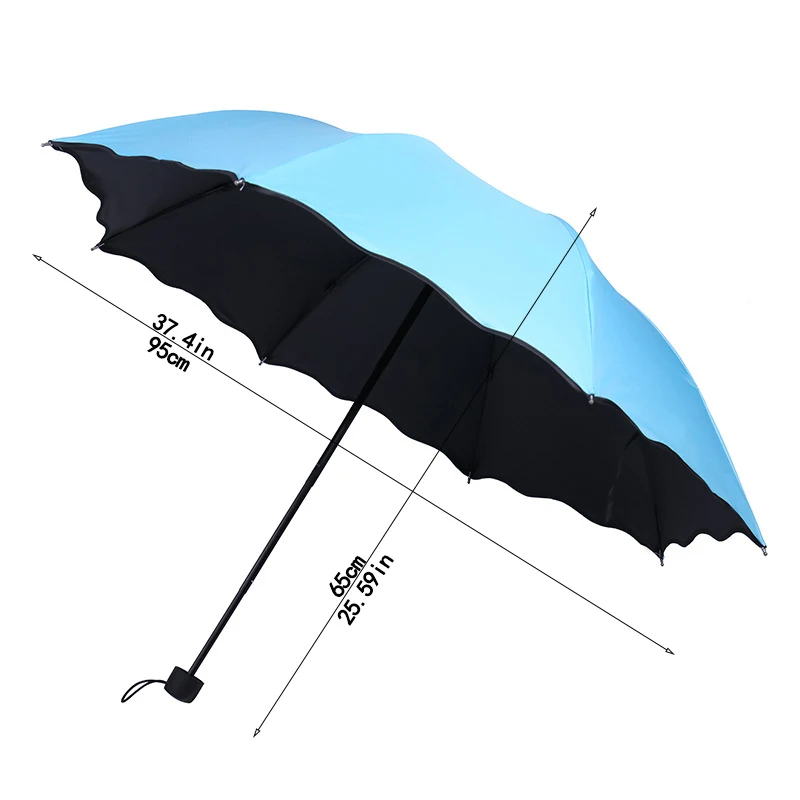 Red Leaf Portable Manual Folding Umbrella Magic Flower Umbrella Travel Umbrella Anti Rain Umbrella Folding Anti UV Sun Umbrella