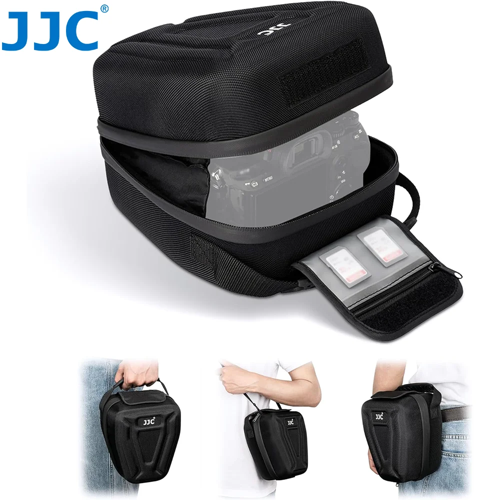 JJC Hard Shell Camera Case for Canon EOS R50 R100 R10 R8 R7 R6 R6 Mark II R5 Sony A7M4 A7M3 A7R5 A7R4 Nikon Zf Z8 Z7 II Z6 II