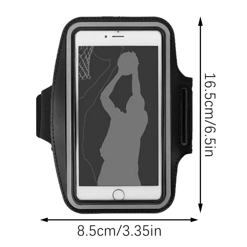 Phone Arm Bands For Running Sweatproof Armband Cell Phone Holder Lightweight Shockproof Storage Bag With Key Slot Sports