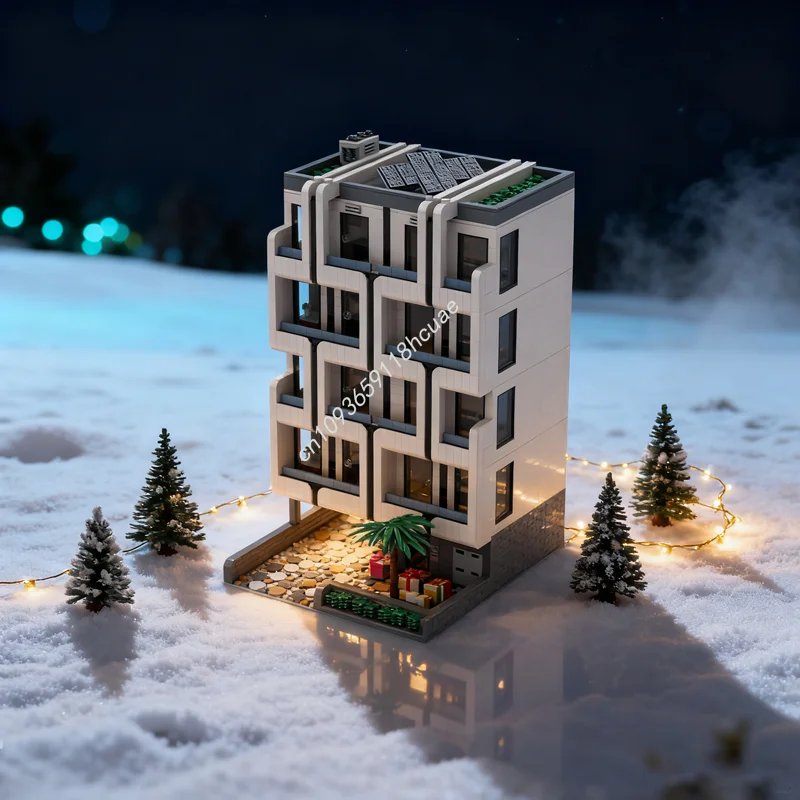 

3912pcs MOC The Ocean S Edge Escape 0 Full Model Christmas Gifts Building Blocks Construction DIY Idea Education Toys Brick Kids