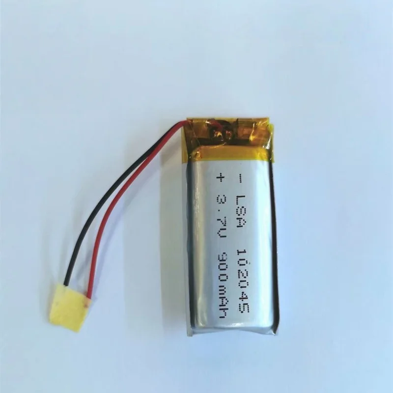 

Литий-полимерный аккумулятор 102045, 900 мАч, 3.7В для товаров для взрослых, косметических приборов, умных колонок