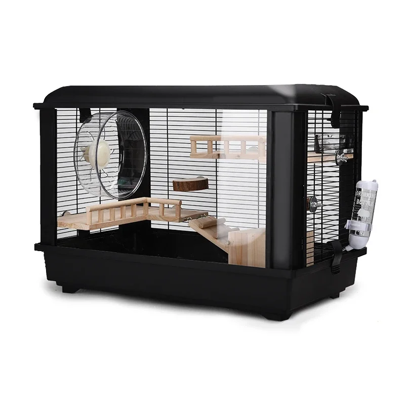 Pet Cage Hamster  Hamster Honey Kangaroo Cage 60 Base Heightening Oversized Acrylic Transparent Ornamental Supplies