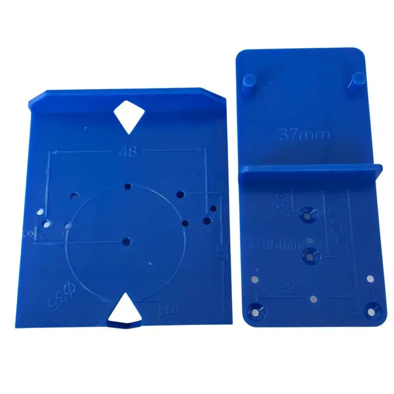 1Set Hinge Punching Positioning Ruler Template Woodworking Hinge Installation Auxiliary Tool Hinge Drilling Locator Cabinet Door