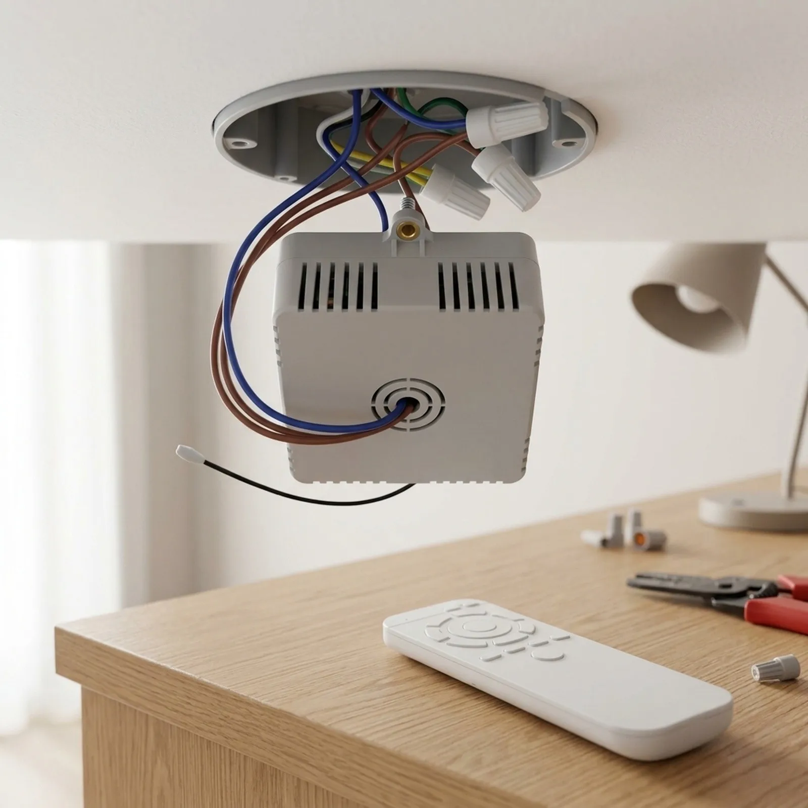 Living Room DC Inverter Remote Wide Input Voltage Range Consistent Fan Operation Efficient Lighting Energy Savings