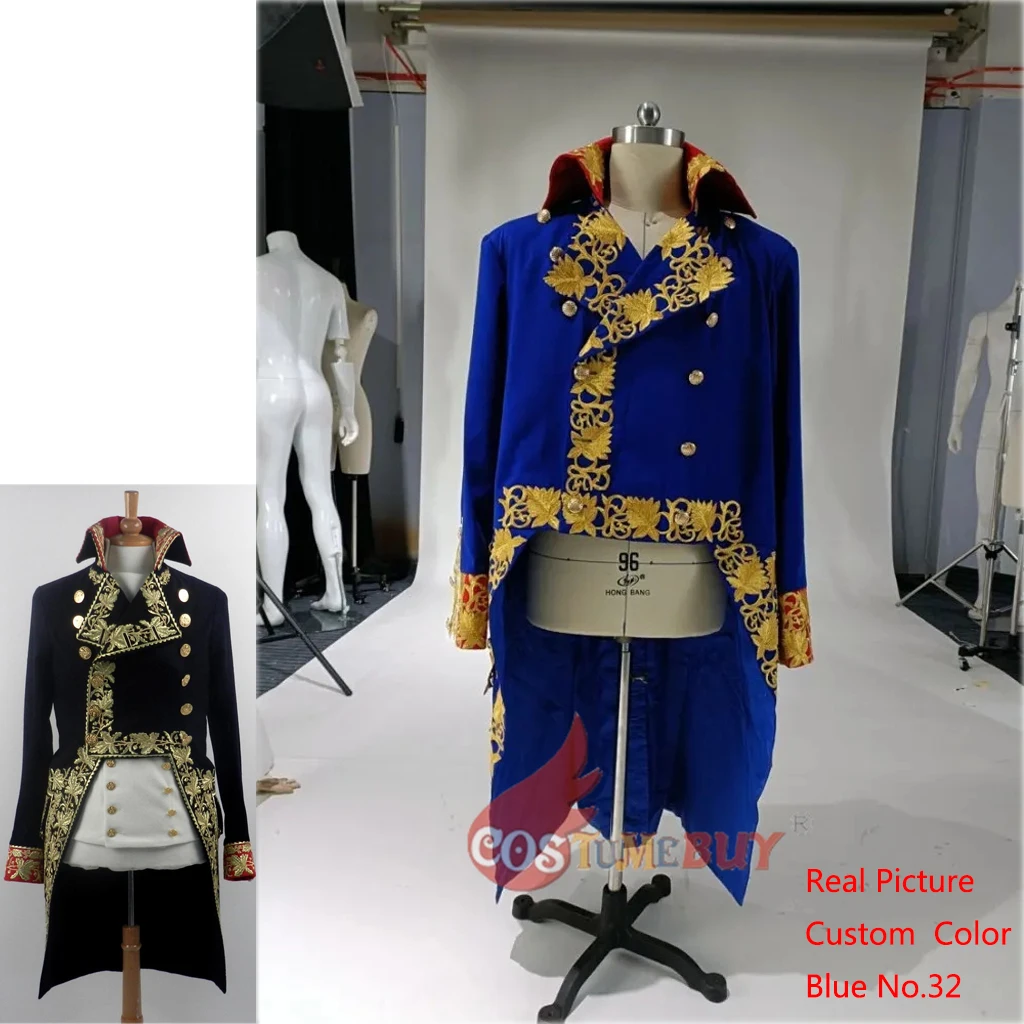 Jacket Coat Uniform of Bonaparte for Marengo and Egypt Black/Blue Royal Jacket of French General Revolutionnary Custom Made Men