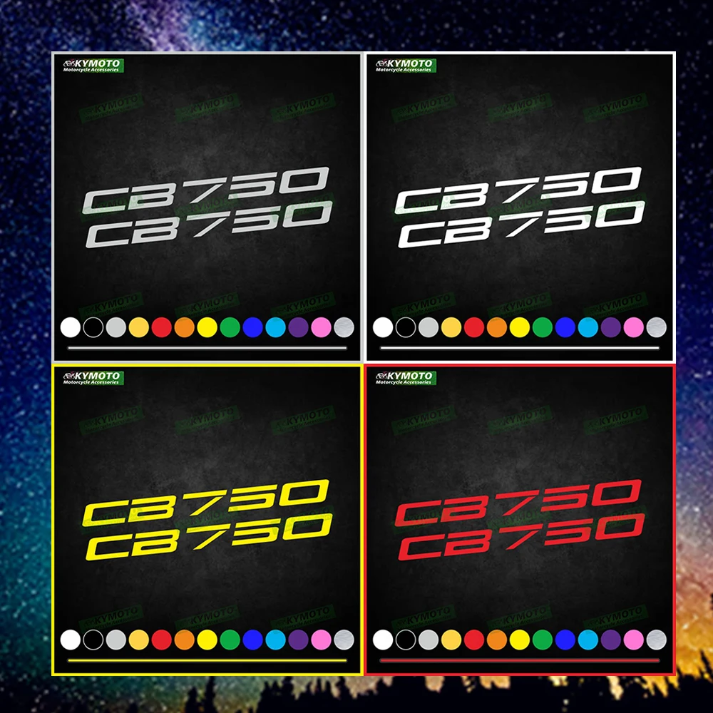 

For Honda CB750 CB 750 motorcycle accessories fairing windshield decoration helmet fuel tank engine LOGO reflective sticker