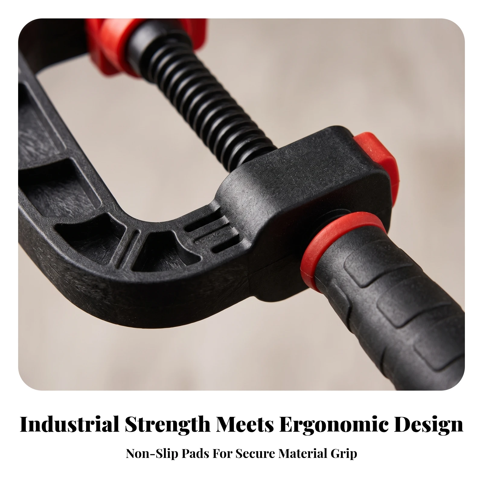 Plastic C-Shape Clamp Hardened Quick-Release Clamp Non-Slip Heavy-Duty for Woodworkers, Woodworking, DIY Projects view 5