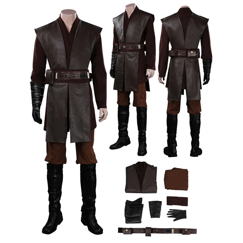 

Anakin Cosplay 2015 Movie Space Battle Knight Roleplay Costume Man Adult Fantasy Disguise Suit Halloween Carnival Party Clothes