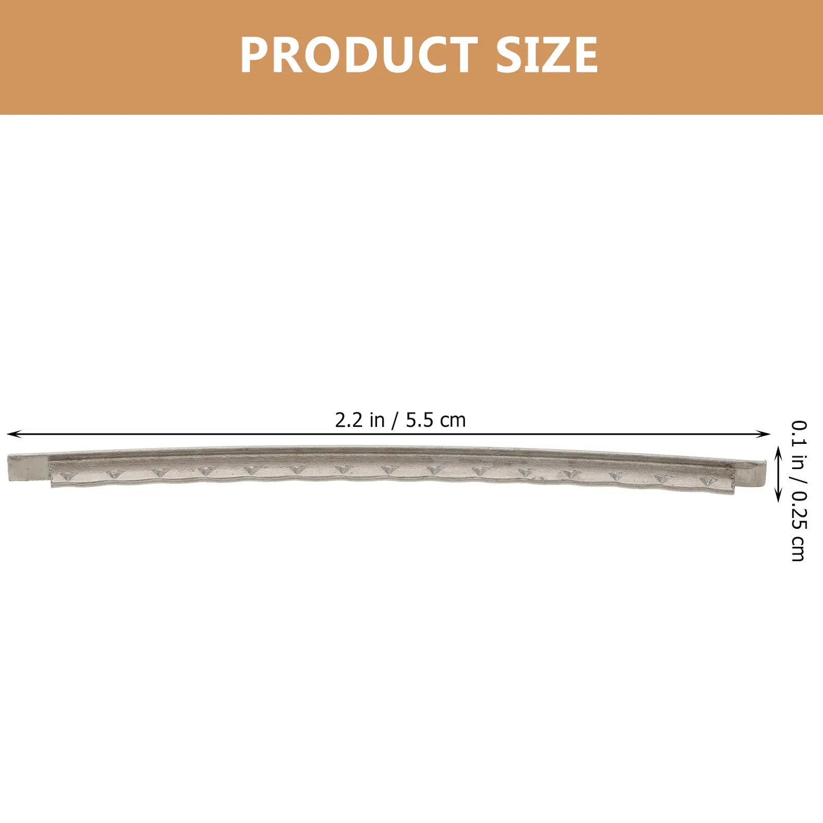 40Pcs Premium White Copper Fret Wire for Guitar Fretboard Repair and Upgrade Reliable Fret Replacement for Musicians Luthiers