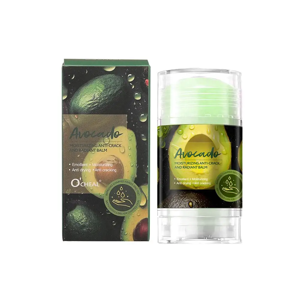 40g 2024 New Avocado Moisturizing Hand And Foot Cream Cream And Stick Crack Double Anti-Dry Crack Frost Care Moisturing Cre E8V7