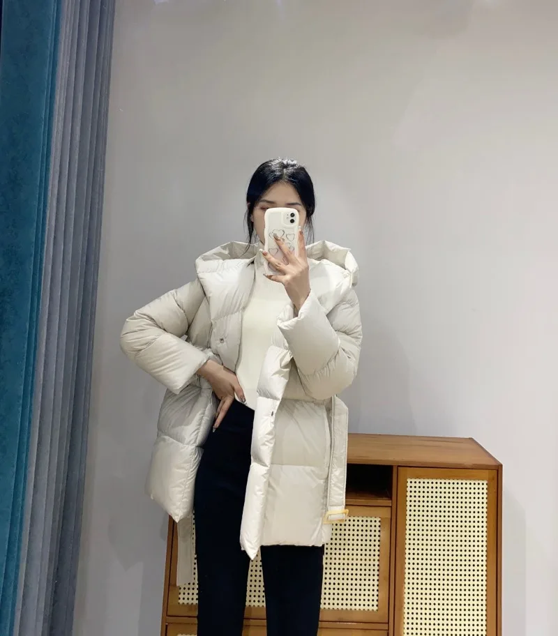 Women's Winter Parka Coat 2026 High-grade Warm Hooded Ladies Outerweat Fashion Loose Temperament Lady Short Down Cotton Jacket
