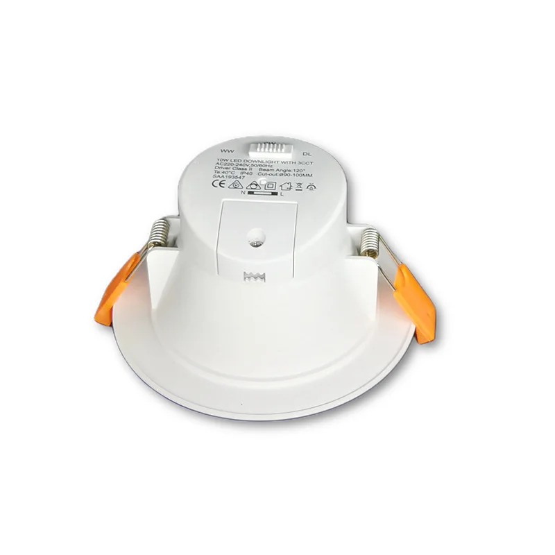 New Upgrade Double-Sided Board Drive 1000-1200 Lumen 10W Australian Australia Dedicated SAA Downlight