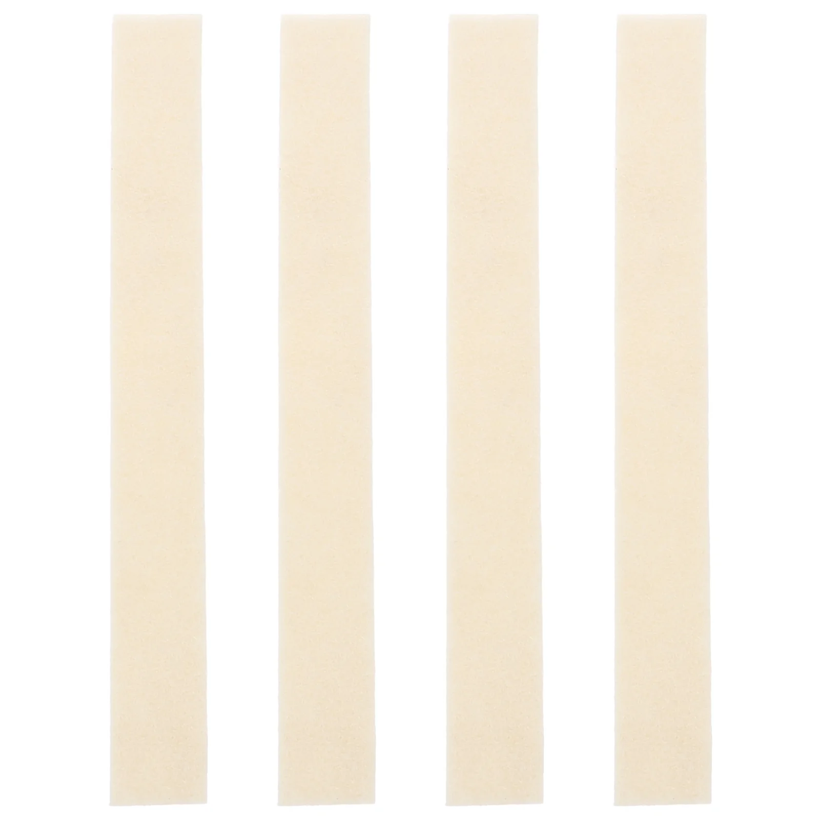 

4 Pcs Key Pad Beginner Flute Mute Felt Straight Clarinets Strips Lightweight Accessories Practice