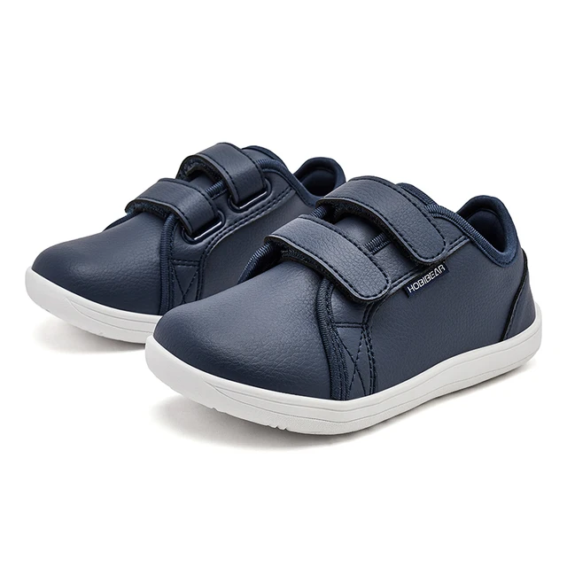 HOBIBEAR Kids Barefoot Shoes Little/Big/Kid Wide Toe Minimalist Sneakers Lightweight Hook Loop Artificial Leather Shoes 3 HOBIBEAR Kids Barefoot Shoes Little/Big/Kid Wide Toe Minimalist Sneakers Lightweight Hook Loop Artificial Leather Shoes 3
