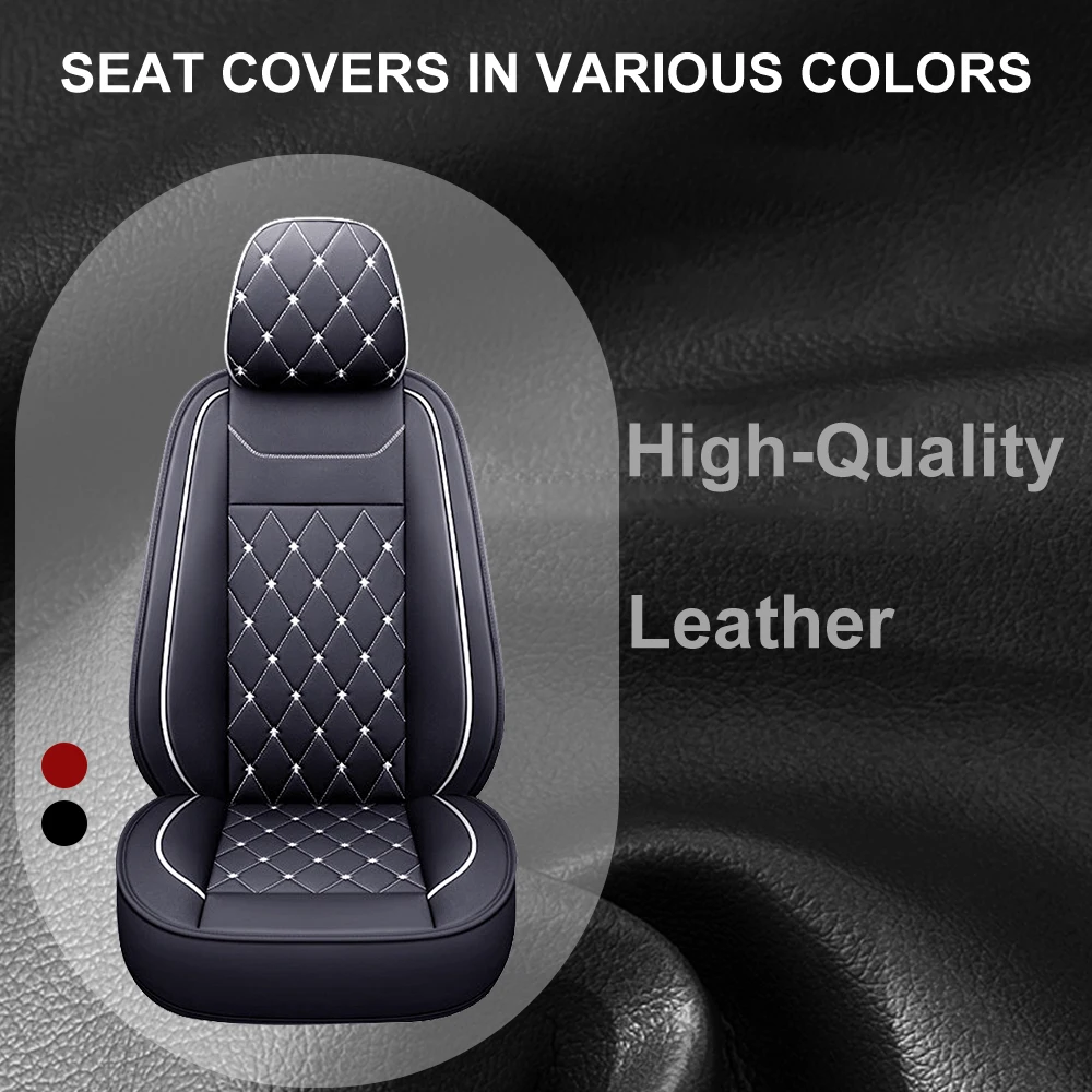 Deluxe auto Seat kryty pro chevrolet silverado GMC sierra podávacího 2007-2022 1500 syntetická PU kůže ochranný obal plný sada